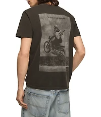 Lucky Brand Short Sleeve Fender Moto Tee