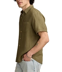 Lucky Brand Short Sleeve Gauze Shirt