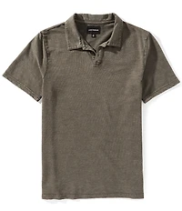 Lucky Brand Short Sleeve Jacquard Slub Jersey Shirt