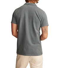 Lucky Brand Short Sleeve Jacquard Slub Jersey Shirt