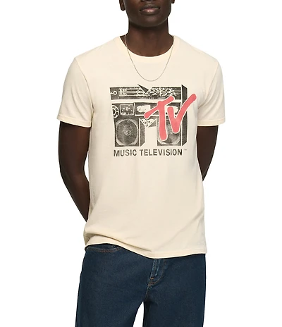 Lucky Brand Short Sleeve MTV Boom Box Tee