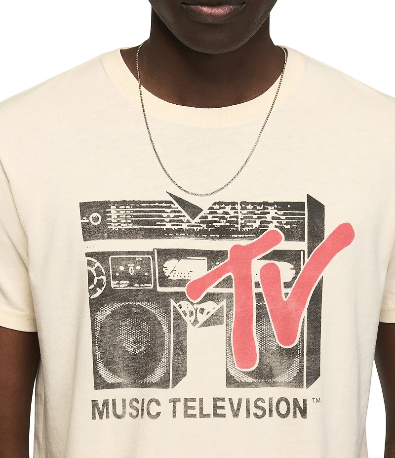 Lucky Brand Short Sleeve MTV Boom Box Tee