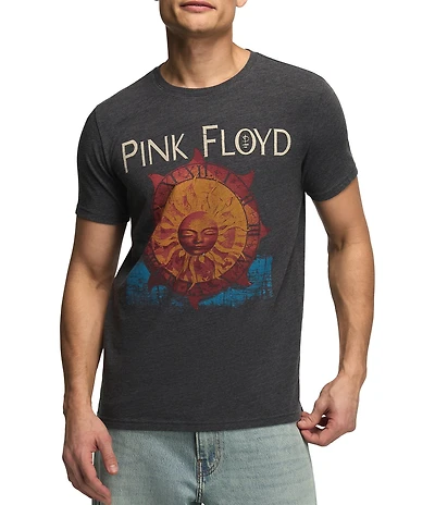 Lucky Brand Short Sleeve Pink Floyd Sun T-Shirt