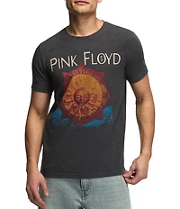 Lucky Brand Short Sleeve Pink Floyd Sun T-Shirt