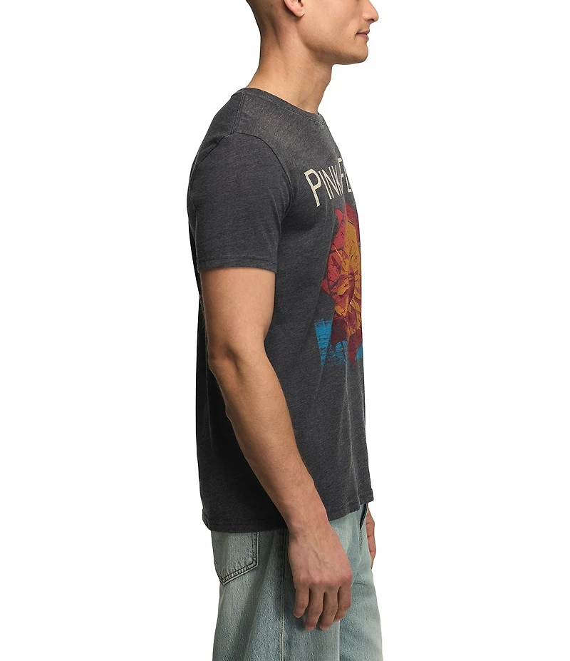 Lucky Brand Short Sleeve Pink Floyd Sun T-Shirt
