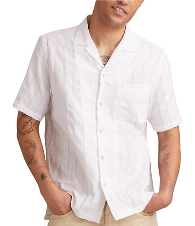 Lucky Brand Short Sleeve Seersucker Shirt