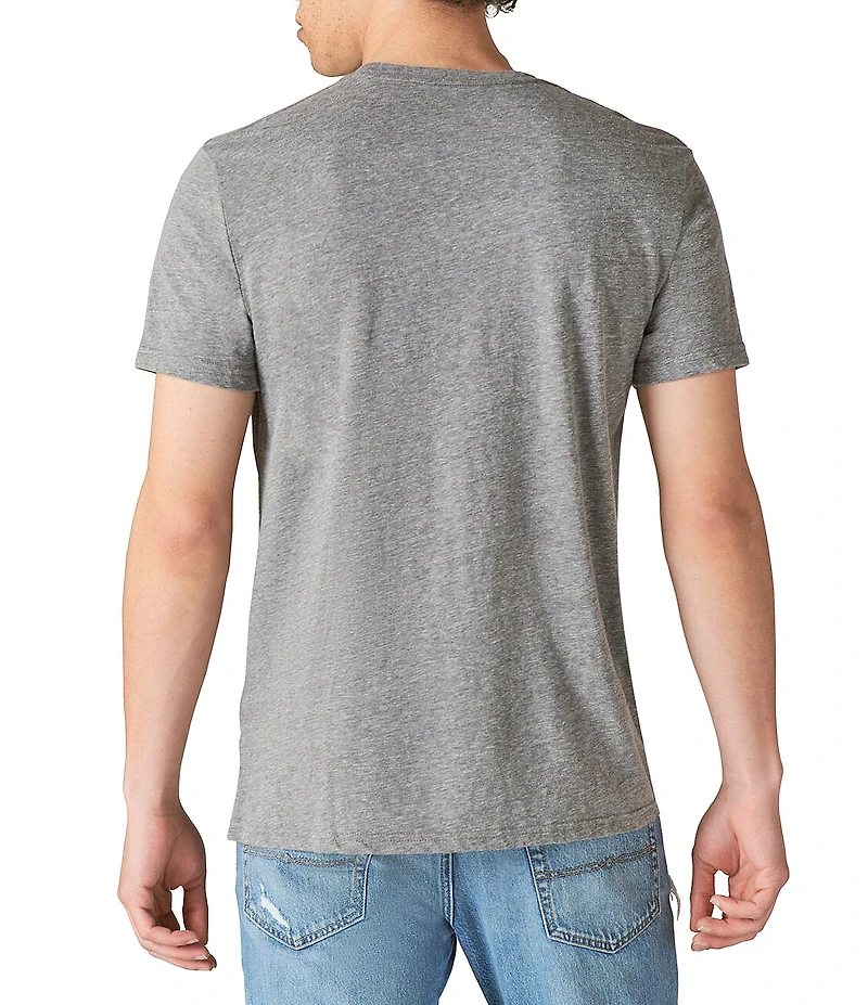 Lucky Brand Short Sleeve American Flag T-Shirt