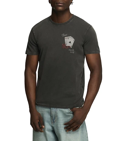 Lucky Brand Short Sleeve Vegas Poker Club Tee