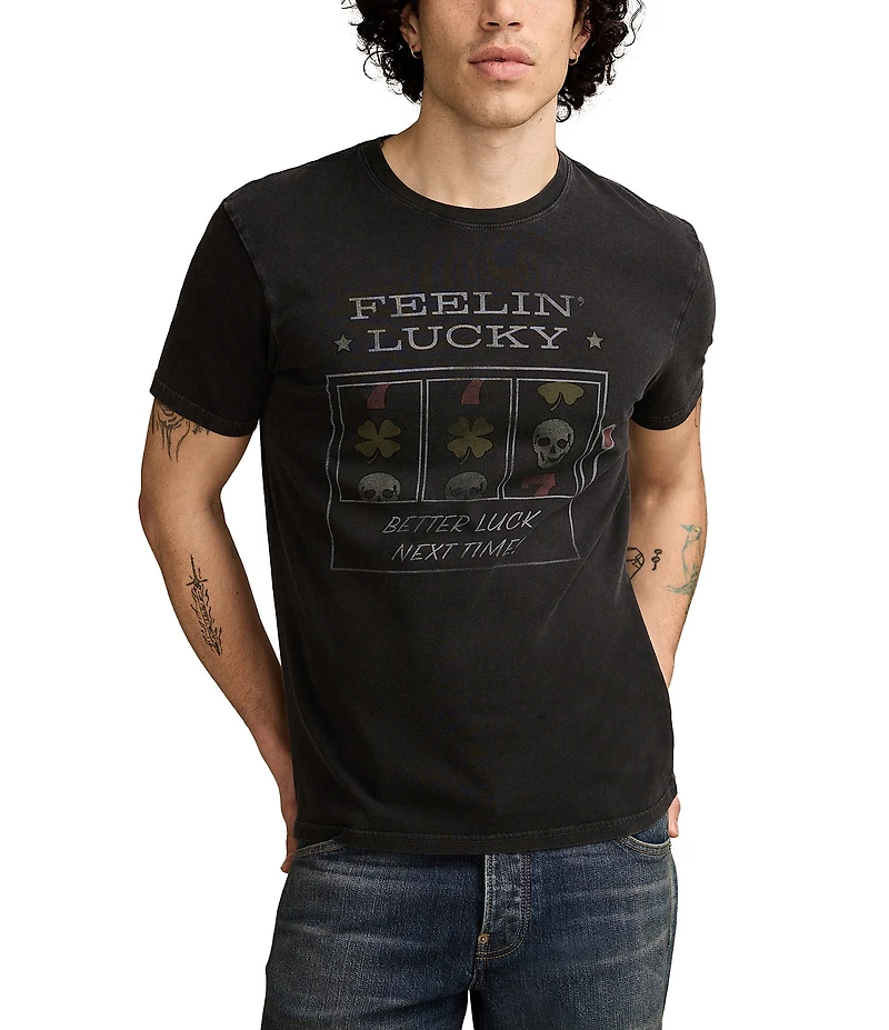 Lucky Brand Slot Machine Graphic Short Sleeve T-Shirt