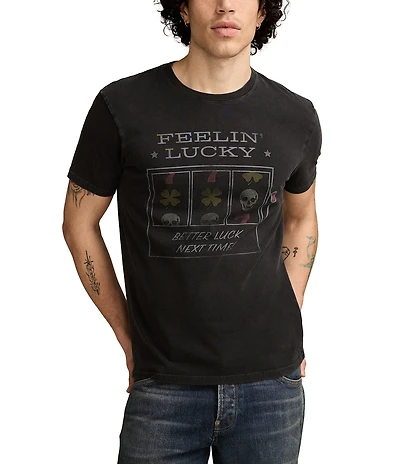 Lucky Brand Slot Machine Graphic Short Sleeve T-Shirt