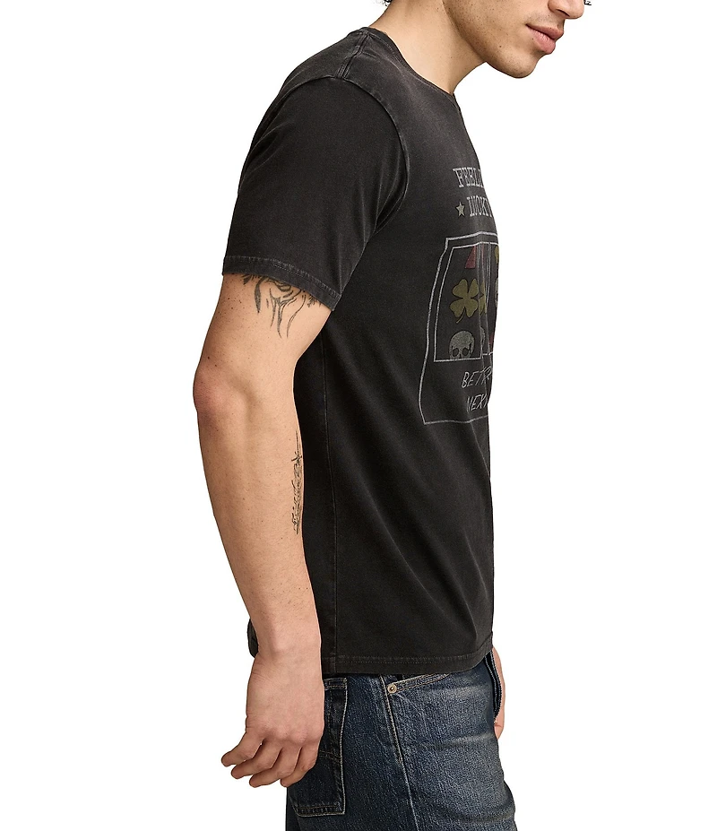 Lucky Brand Slot Machine Graphic Short Sleeve T-Shirt
