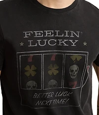 Lucky Brand Slot Machine Graphic Short Sleeve T-Shirt