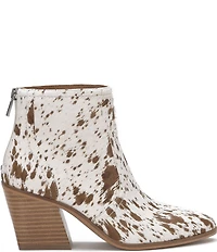 Lucky Brand Sonah2 Hair Calf Block Heel Booties