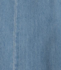 Lucky Brand Split Round Neck Front Tie Sleeveless Mini Dress