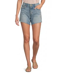 Lucky Brand Stretch Denim High Rise Baggy Shorts