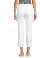 Lucky Brand Stretch Denim Mid Rise Cropped Relaxed Fit Jeans