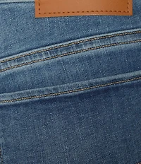 Lucky Brand Stretch Denim Mid Rise Slim Fit Ankle Length Jeans