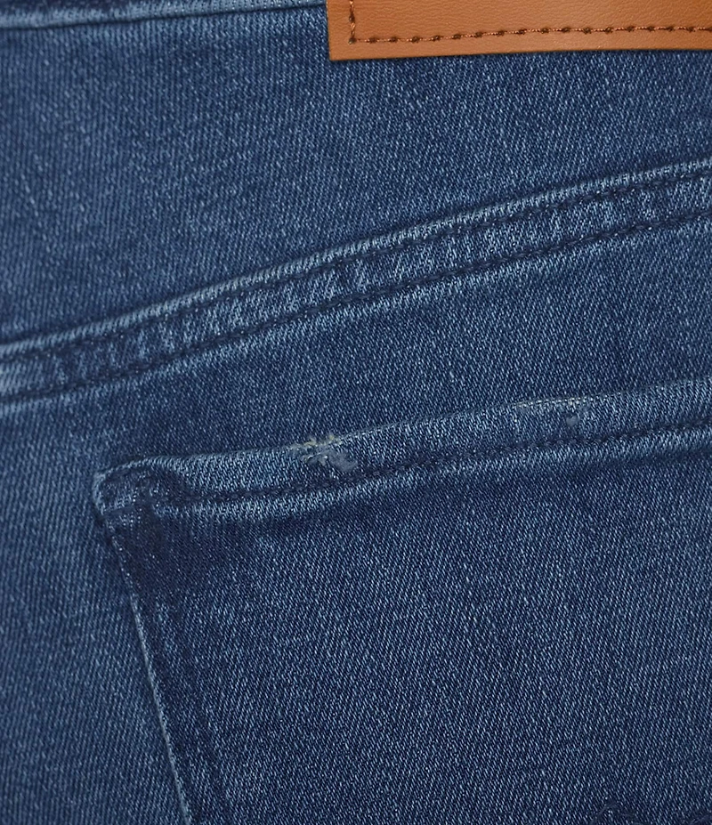 Lucky Brand Stretch Denim Mid Rise Sweet Wide Leg Jeans