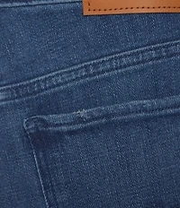 Lucky Brand Stretch Denim Mid Rise Sweet Wide Leg Jeans