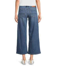 Lucky Brand Sweet Denim High Rise Wide Leg Crop Length Jeans