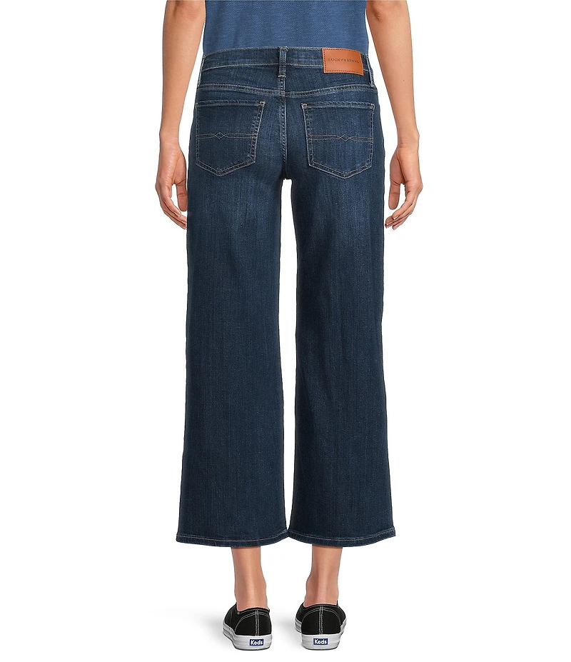 Lucky Brand Sweet Denim Mid Rise Wide Leg Ankle Jeans