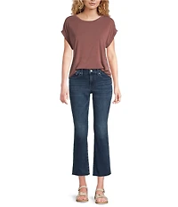 Lucky Brand Sweet Kick Stretch Denim Cropped Jeans