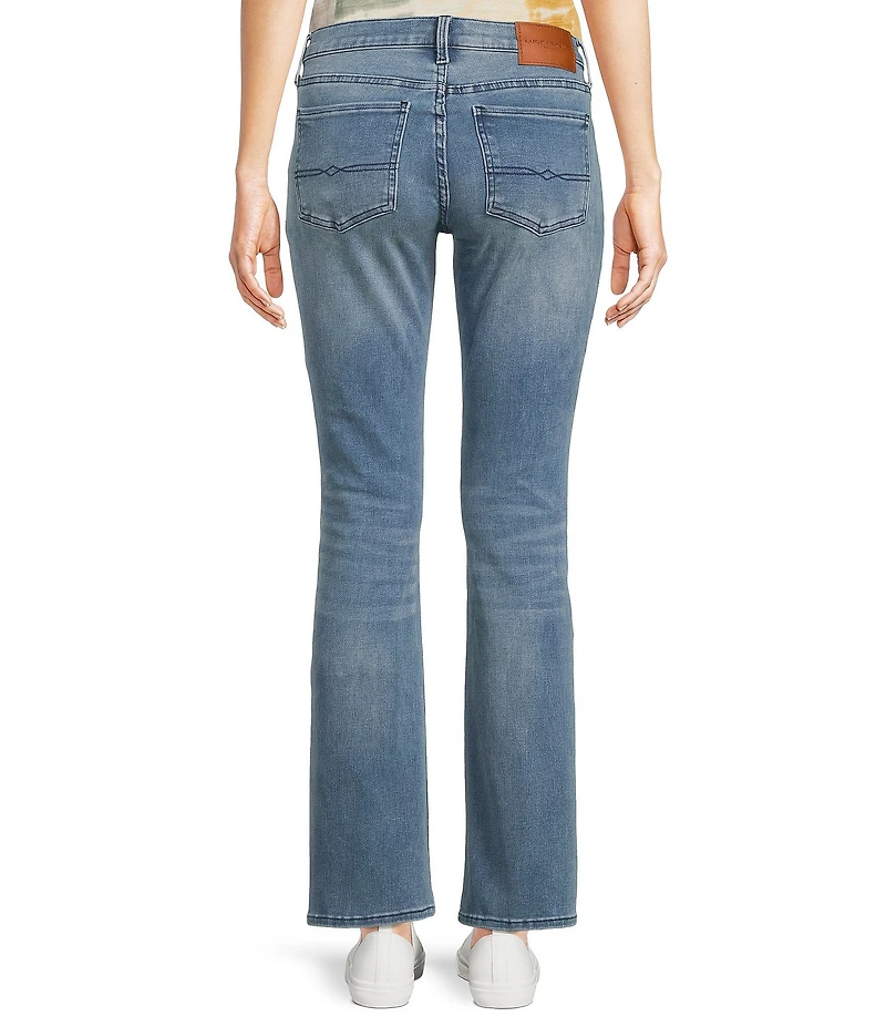 Lucky Brand Sweet Boot Mid Rise 5-Pocket Stretch Denim Boot Leg Ankle Jean