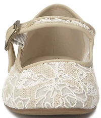 Lucky Brand Tannyr Floral Lace Mary Jane Flats