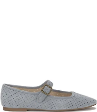 Lucky Brand Tannyr Perforated Suede Mary Jane Flats