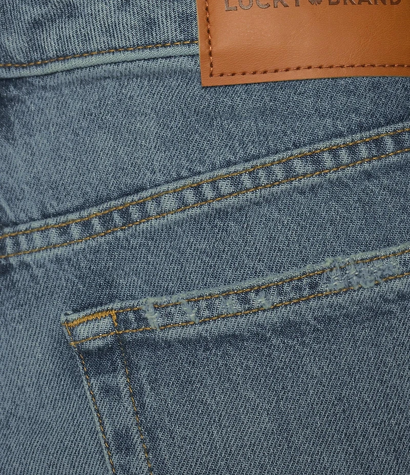 Lucky Brand The Baggy Stretch Denim Wide Leg Ankle Jeans