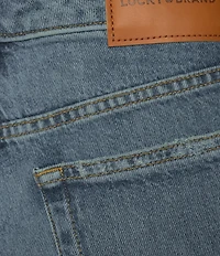 Lucky Brand The Baggy Stretch Denim Wide Leg Ankle Jeans