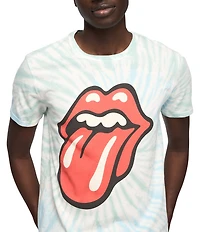 Lucky Brand The Rolling Stones Tie-Dyed Short Sleeve T-Shirt