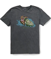 Lucky Brand Tiger Jet Ski T-Shirt
