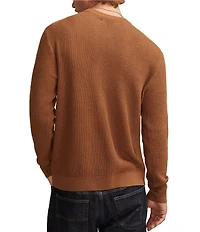 Lucky Brand Waffle Knit Long Sleeve Sweater