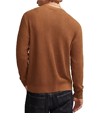 Lucky Brand Waffle Knit Long Sleeve Sweater