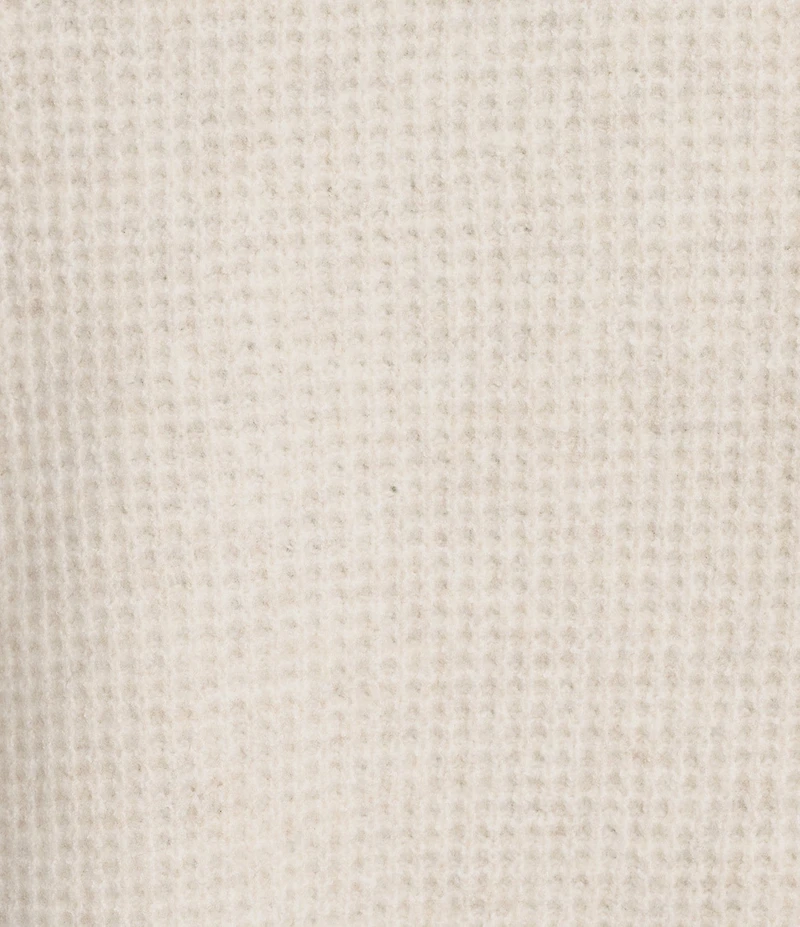Lucky Brand Bamboo Waffle V-Neck Long Sleeve Top