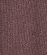 Lucky Brand Bamboo Waffle V-Neck Long Sleeve Top