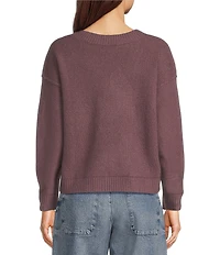 Lucky Brand Bamboo Waffle V-Neck Long Sleeve Top