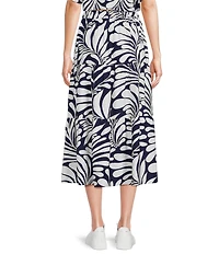 Lucy Paris Bloom A-Line Pull-On Coordinating Midi Skirt