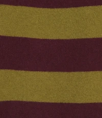 Lucy Paris Bobbie Striped Round Neck Short Sleeve Sweater Knit Top
