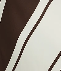 Lucy Paris Davina Stripe Print Crew Neckline Sleeveless Midi Dress