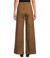 Lucy Paris Diana High Rise Wide Leg Trouser Pants