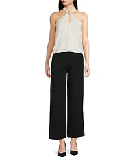 Lucy Paris Double Knit Wide Leg Pants
