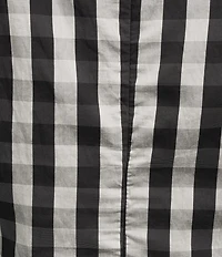 Lucy Paris Ginger Gingham Print Split V-Neck Sleeveless A-Line Midi Dress