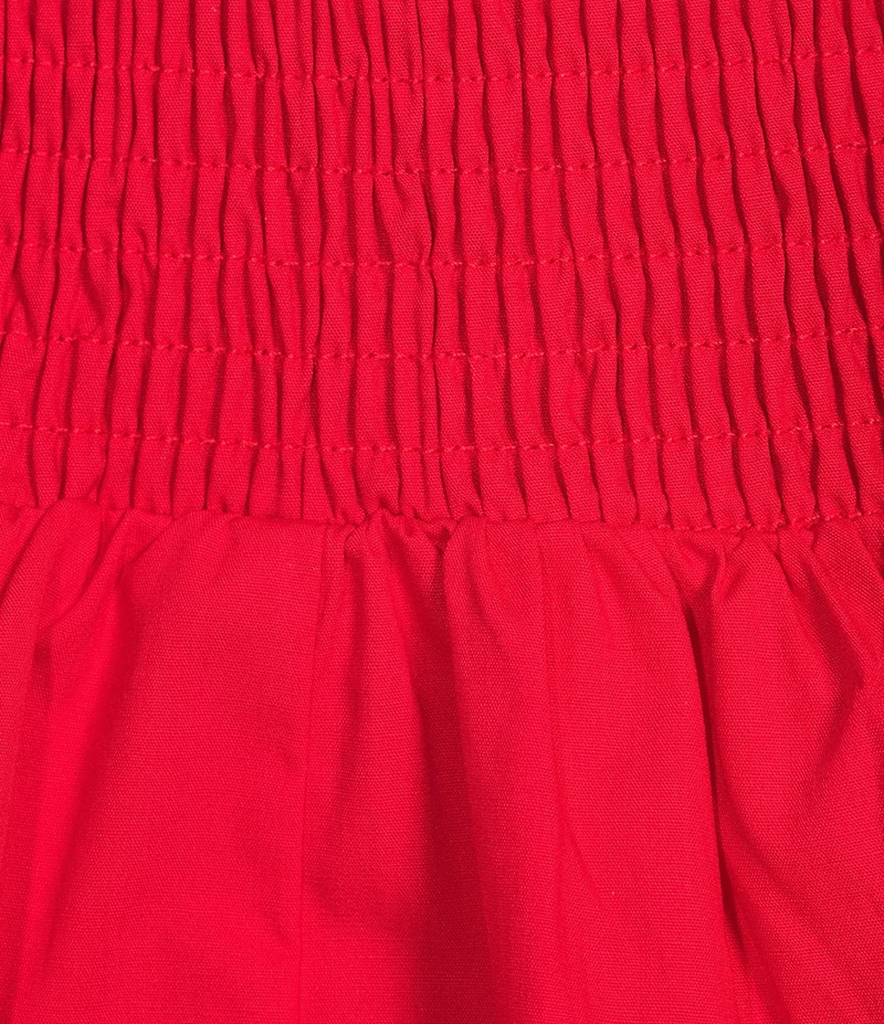 Lucy Paris Hazel Square Neck Sleeveless Smock Drop Waist Dress