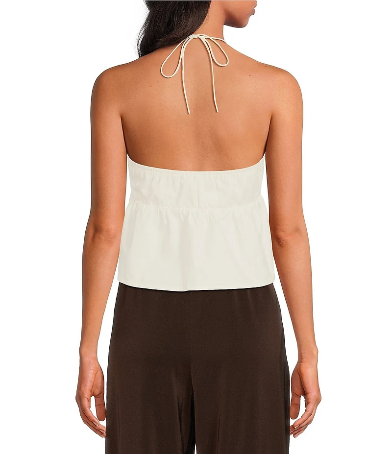 Lucy Paris Holly Bead V-Neck Sleeveless Tank Top
