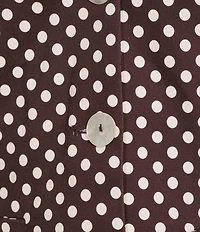 Lucy Paris Lea Polka Dot Halter V-Neck Sleeveless Coordinating Vest Top