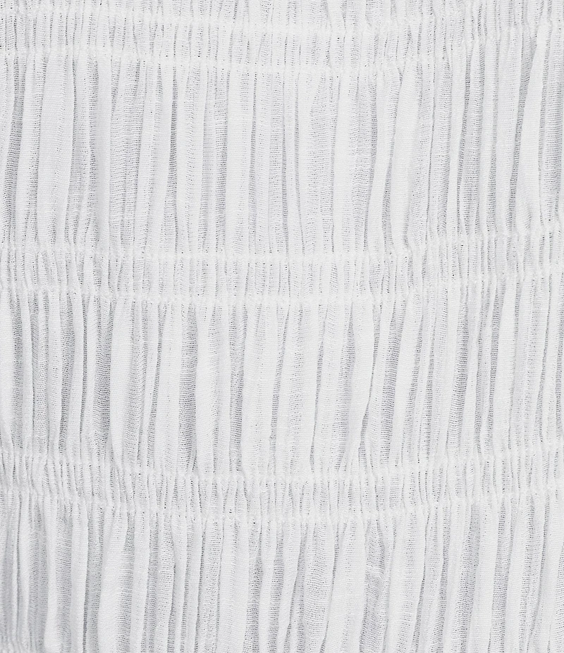 Lucy Paris Livia Smocked V-Neck Sleeveless Coordinating Top