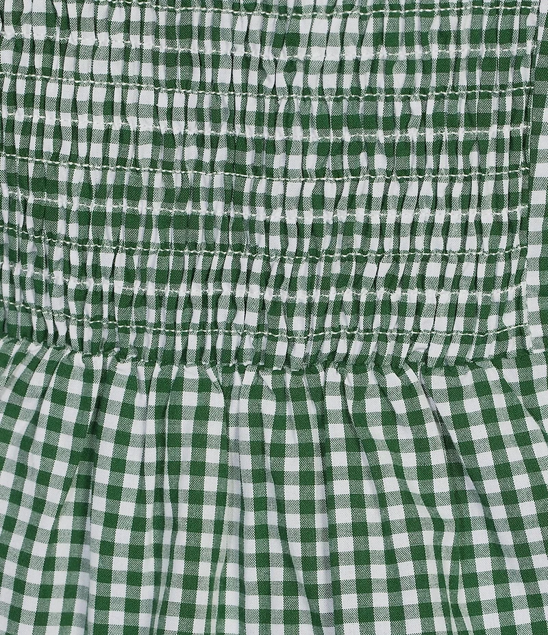 Lucy Paris Ludlow Gingham Print Square Neck Sleeveless Coordinating Vest Top