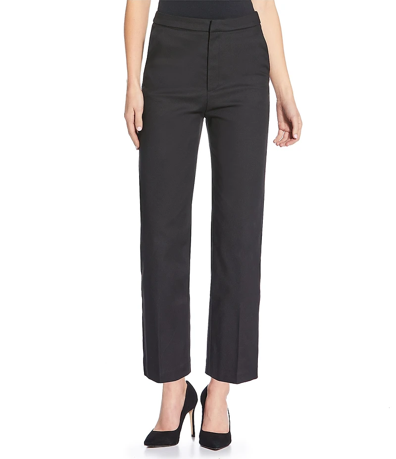 Lucy Paris Maria Woven Straight Leg Pants